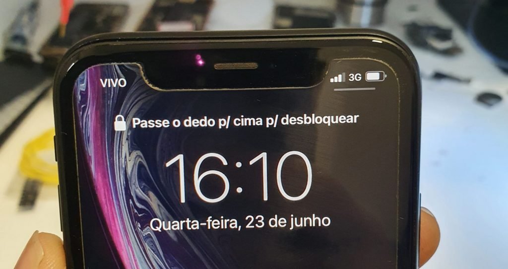 iPhone XR sem serviço consertado