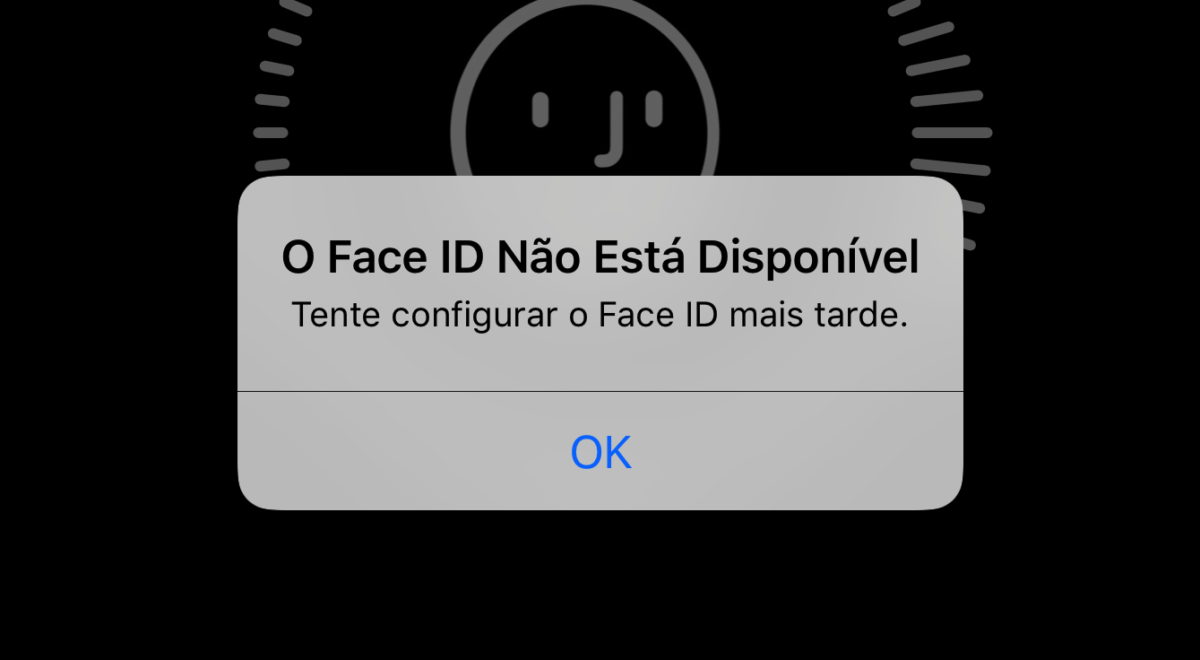 Face ID não funciona