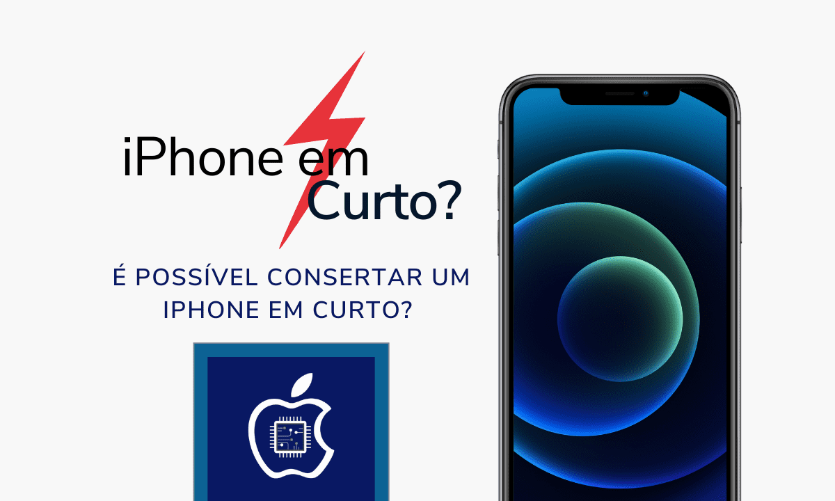 Placa de iPhone em curto